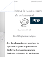 Initiation A La Connaissance Du Medicament