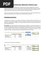 Resumen Referencias Absolutas, Relativas y Mixtas