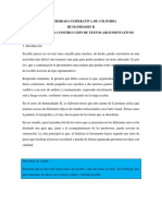 Pautas para La Construcción de Textos Argumentativos