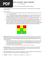 Dungeon Alliance Solo Variant: Rules