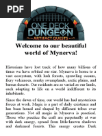 Welcome To Our Beautiful World of Mynerva!