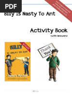 Billy Is Nasty To Ant Activity Book - James Minter