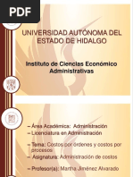 Administracion-Costos Costos Por Órdenes y Costos Por PROCESOS