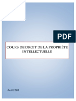 COURS DE DROIT DE LA PROPRIETE INTELLECTUELLE DR KOUADIO 200420