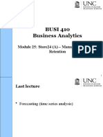 BUSI 410 Business Analytics: Module 25: Store24 (A) - Managing Employee Retention