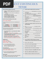 Present Continuous Tense: Am / Is / Are + Verb-Ing