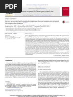 (TJ) Factors Associated With Residual Symptoms After Recompression in Type I Decompression Sickness