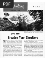 John Grimek - You Can Broaden Your Shoulders