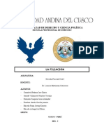 Concepto de Filiación, Filicación Matrimonial y Su Clasificación