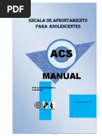 Manual de Escala de Afrontamiento para Adolescentes 2015