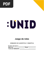 3 - Juego de Roles - Seminario de Lingüística y Semiótica