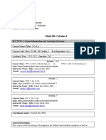 Faculty of Sciences Mathematics: Math 200, Calculus I