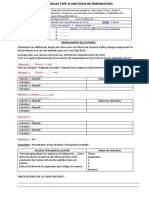 Canevas Type D Une Fiche de PR Paration P Dagogique - Doc Version 1