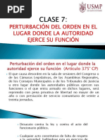 Clase 7 Perturbacion Orden Lugar Donde Autoridad Ejerce Funcion PDF