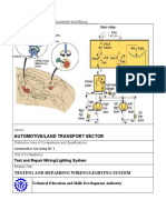 5) Test & Repair WiringLighting System