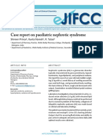 Case Report On Paediatric Nephrotic Syndrome: Shireen Prince, Kunta Naresh, R. Tulasi