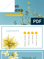 Spring Flowers: PPT Photo Album Template