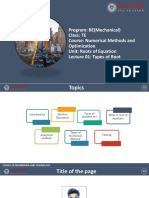NMO-Lecture 1-Root of Equations