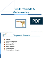 Chapter 4: Threads & Concurrency: Silberschatz, Galvin and Gagne ©2018 Operating System Concepts - 10 Edition