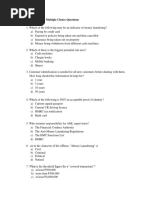 AMLA LAW - Multiple Choice Questions