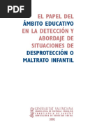 Ámbito Educativo: El Papel Del en La Detección Y Abordaje de Situaciones de