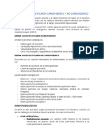 Edema Agudo de Pulmón Cardiogénico y No Cardiogénico