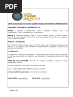 Guia de Estudio de Castellano de 1er Año Del 1 Er Momento