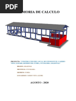 Memoria de Calculo Estructuras