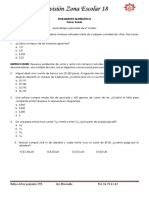 Diagnostico Matematicas 1er. Grado