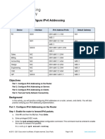 Packet Tracer - Configure Ipv6 Addressing