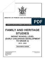 Family & Heritage Studies Infant Ecd - Grade 2