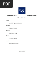 Aplicación Del HACCP en La Elaboración de Cheescake de Fresa