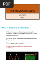 FM Transmission: P.J. Pardeshi Asst. Professor Mitcoe