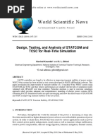 Design, Testing, and Analysis of STATCOM and TCSC For Real-Time Simulation