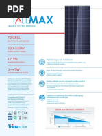 72 Cell 320-335W 17.3%: Multicrystalline Module