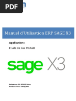 ERP SAGE X3 Support Etudiant