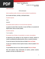 VIGILIA DE PENTECOSTES Sin Aspersión