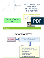 Tema: Costeo ABC: Diplomado de Gestion Estrategica de Costos