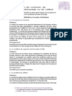 Les Certificats de Coutume de Capacité Matrimoniale Ou de Célibat