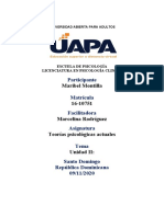 Tarea 2 de Teorias Psicologicas Actuales