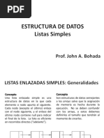 Tema 1. Listas Simples