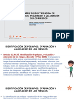 Matriz de Identificación de Peligros, Evaluación Y Valoración de Los Riesgos