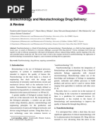 Biotechnology and Nanotechnology Drug Delivery: A Review