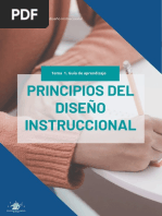 Guía de Aprendizaje T1 U1 - Diseño Instruccional. Sus Principios y Elementos