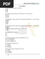 Class 6 - Mock Test 1