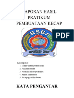 Laporan Hasil Pratikum Pembuataan Kecap