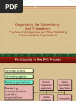 Organizing For Advertising and Promotion