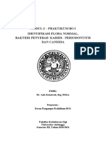 Modul 2 - Identifikasi Flora Normal, Bakteri Penyebab Karies - Periodontitis, Dan Candida 2020 - Okk