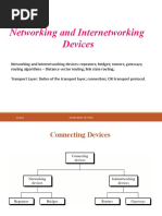 Networking and Internetworking Devices: Unit - 4