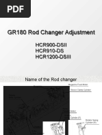 GR180 Rod Changer Adjustment